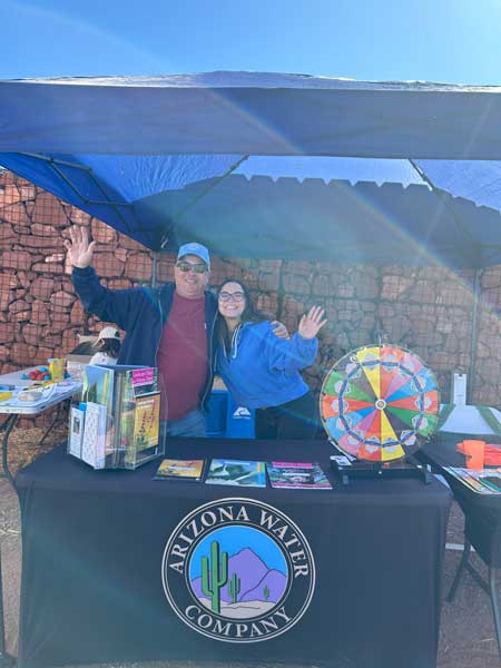 Conservation team at a community event