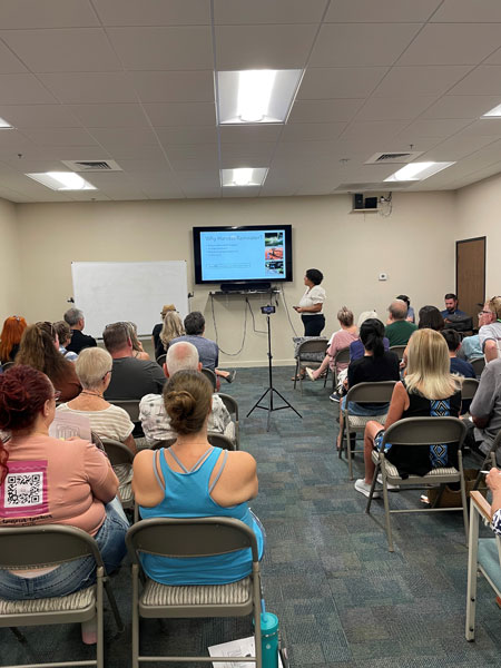 Workshop in Gold Canyon about rainwater harvesting four